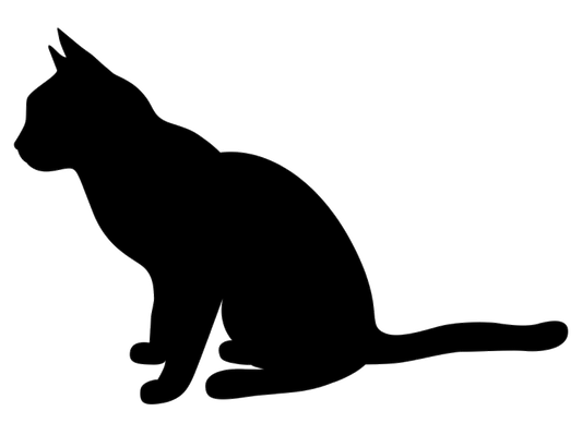 Aufkleber Vinylfolie Katze Deko Auto