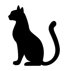 Aufkleber Vinylfolie Katze Deko Auto