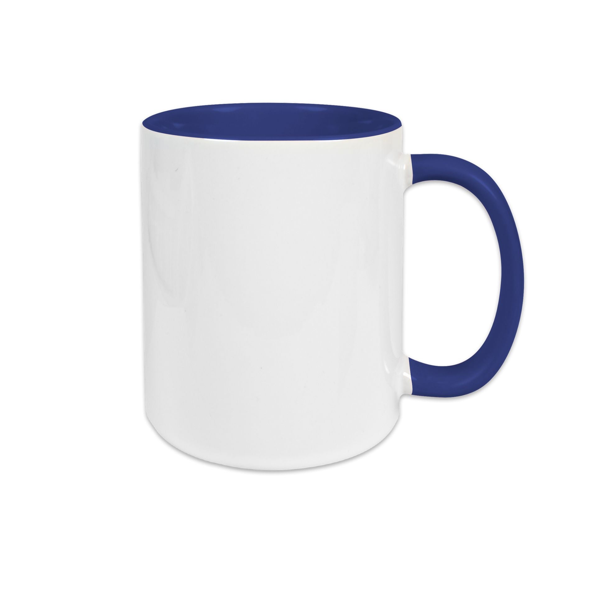 Keramiktasse TWO TONES HANDLE 11oz kobaltblau
