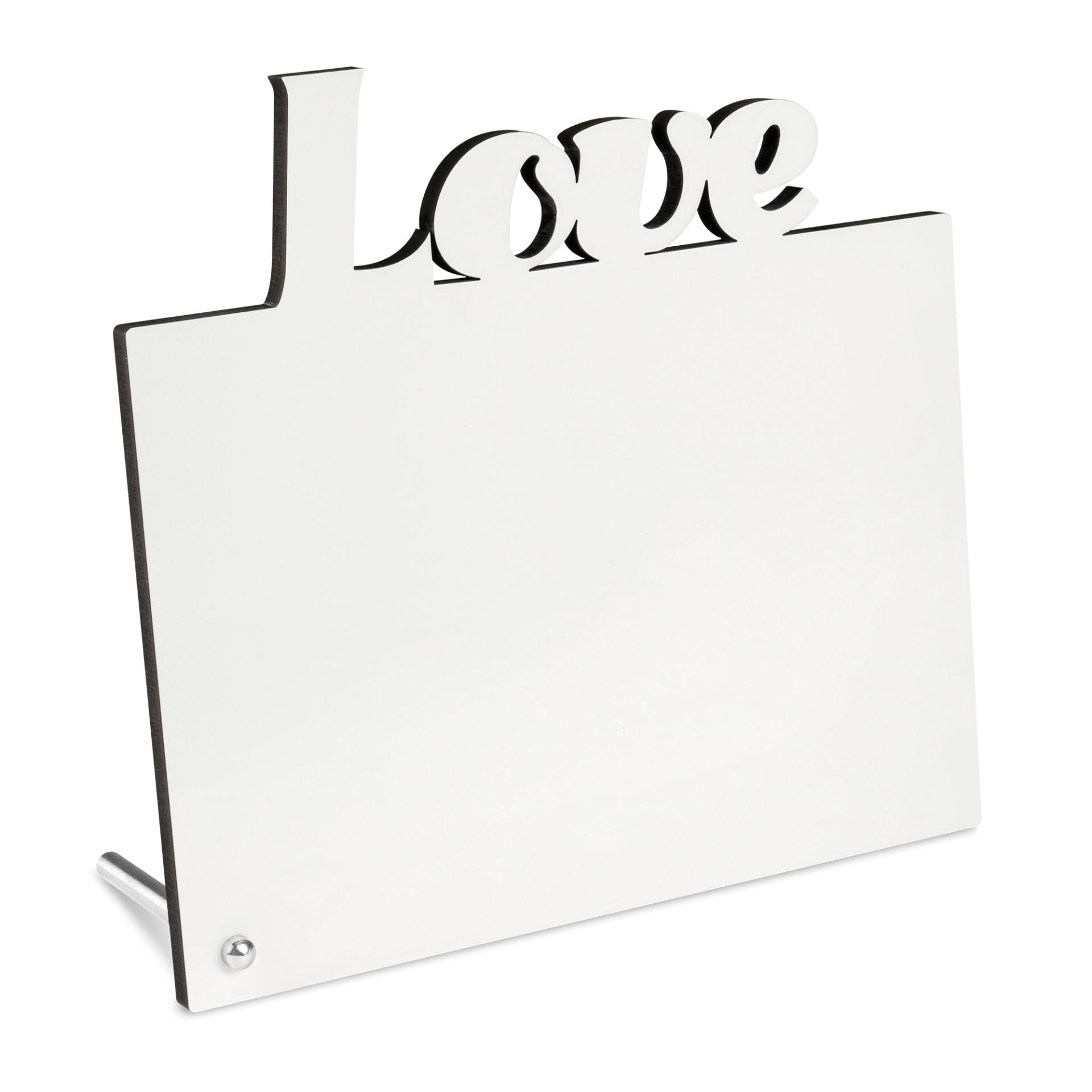 MDF Emo Frame Love mit Metallstift Aufsteller