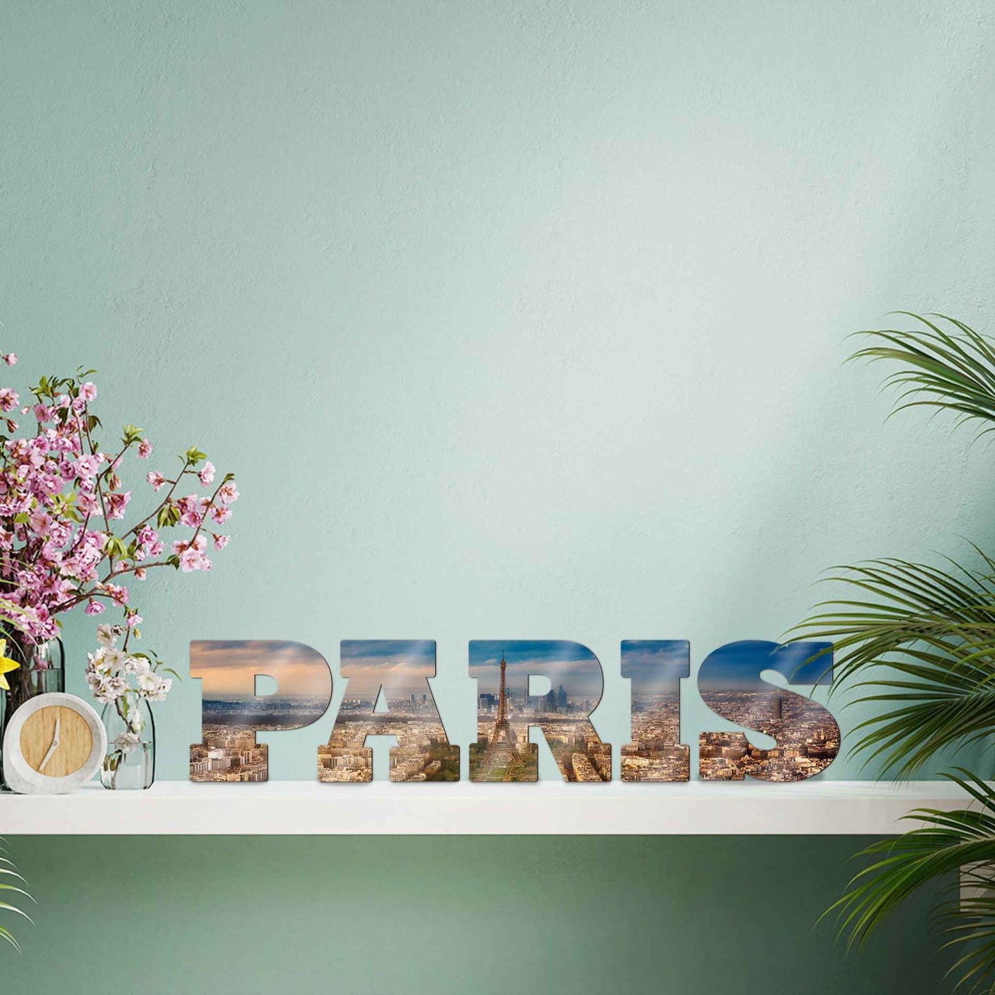 MDF Buchstabenset PARIS bedruckbar Deko
