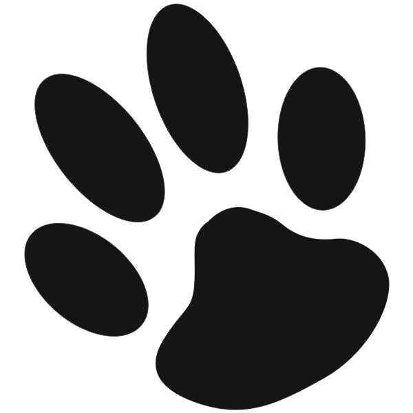 Aufkleber Vinylfolie Hunde Pfote