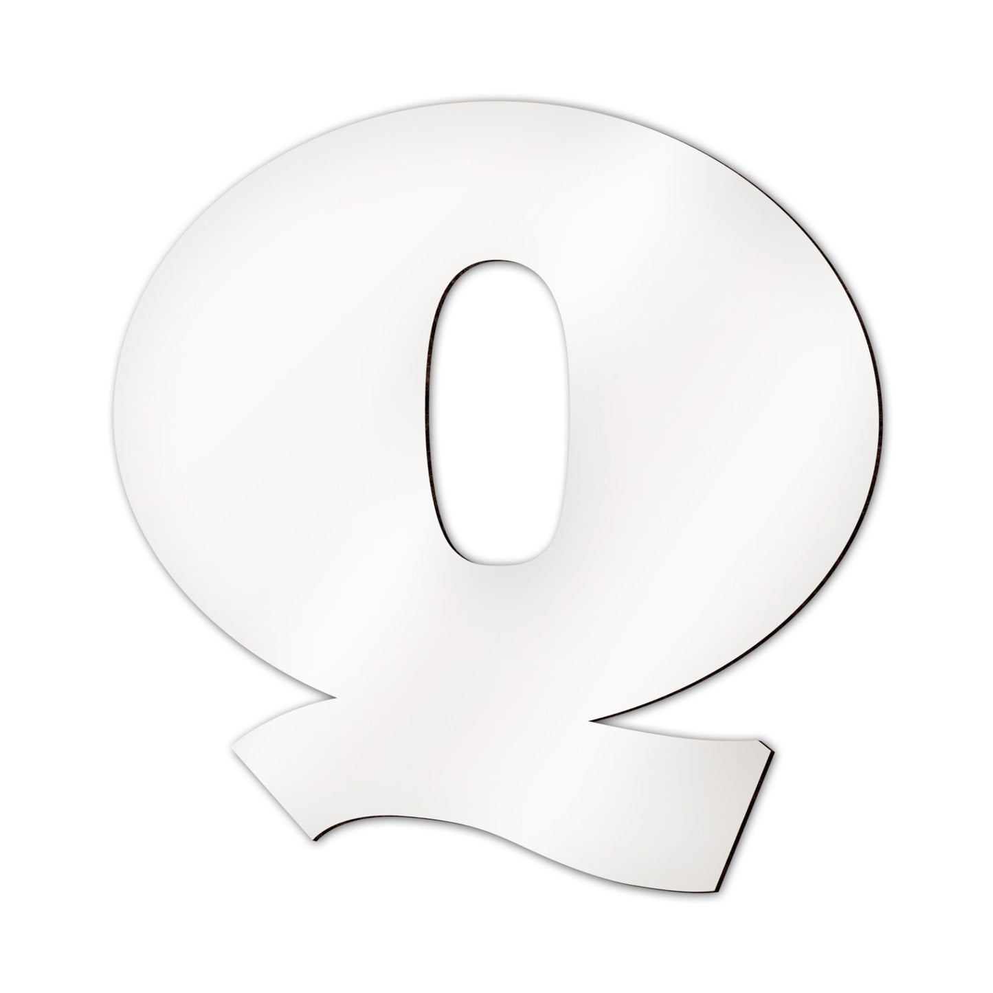 MDF Buchstabe Q bedruckbar Deko