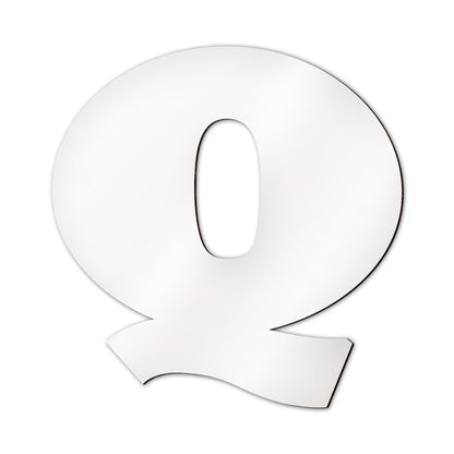 MDF Buchstabe Q bedruckbar Deko