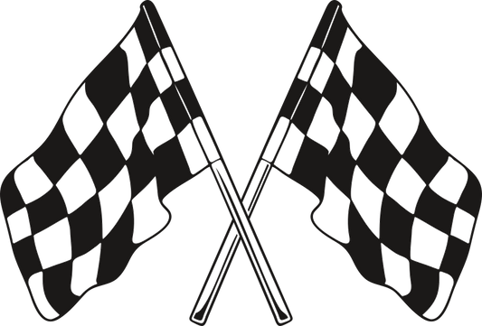 Aufkleber Vinylfolie Racing Rennen Rennflagge Tribal Decal Auto