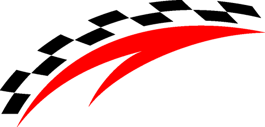 Aufkleber Vinylfolie Racing Rennen Rennflagge Tribal Decal Auto