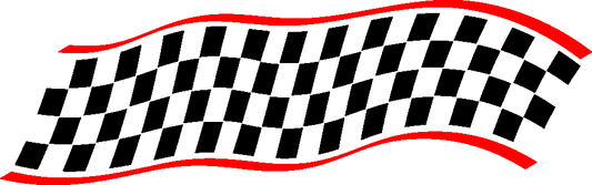 Aufkleber Vinylfolie Racing Rennen Rennflagge Tribal Decal Auto