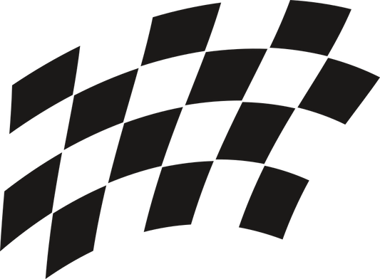 Aufkleber Vinylfolie Racing Rennen Rennflagge Tribal Decal Auto