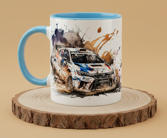 Keramiktasse Subaru Impreza WRX STI Rally Auto