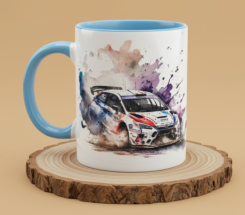 Keramiktasse Subaru Impreza WRX STI Rally Auto