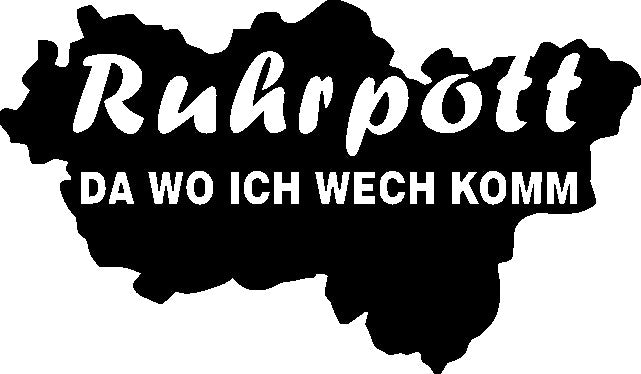Aufkleber Kontur Ruhrpott Da wo ich wech komm