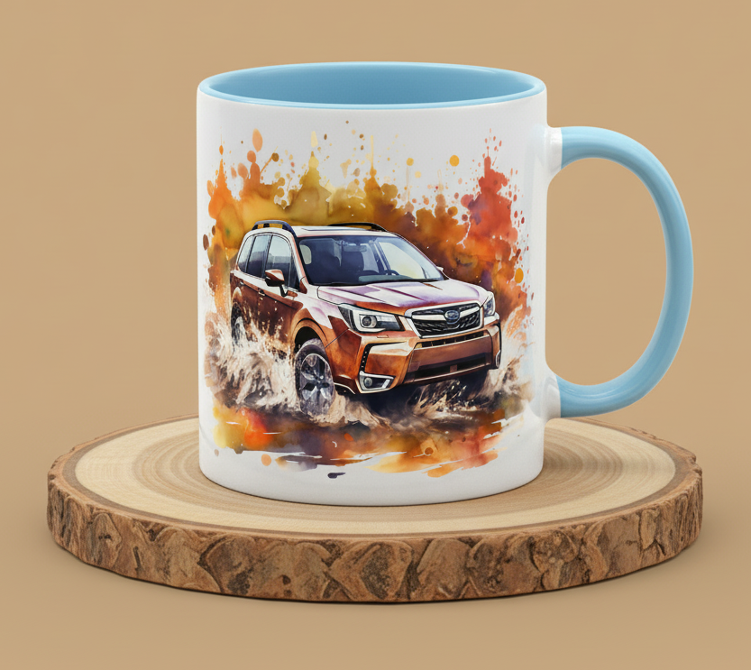Keramiktasse Subaru Forester Auto