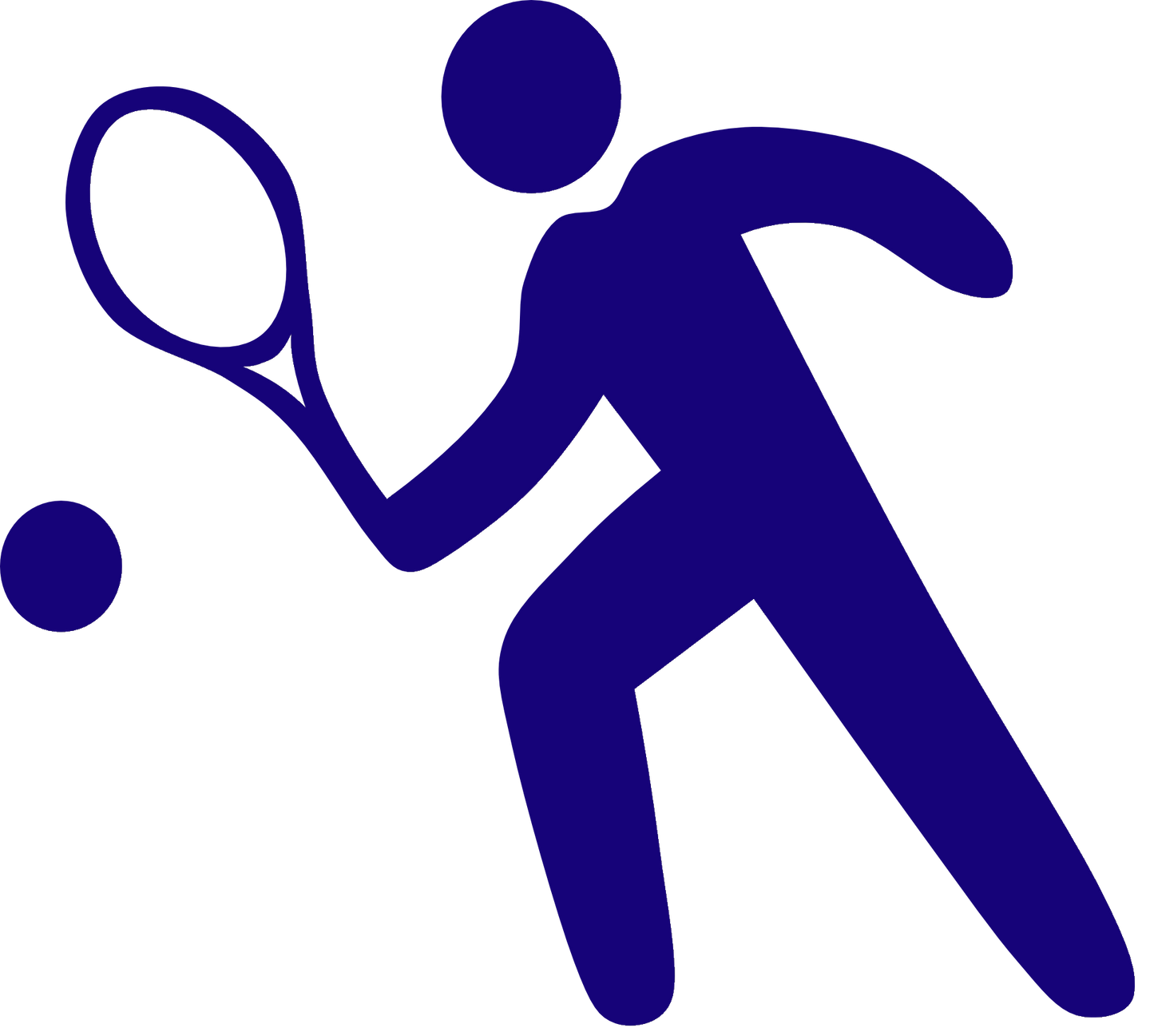 Aufkleber Vinylfolie Tennis Sport 