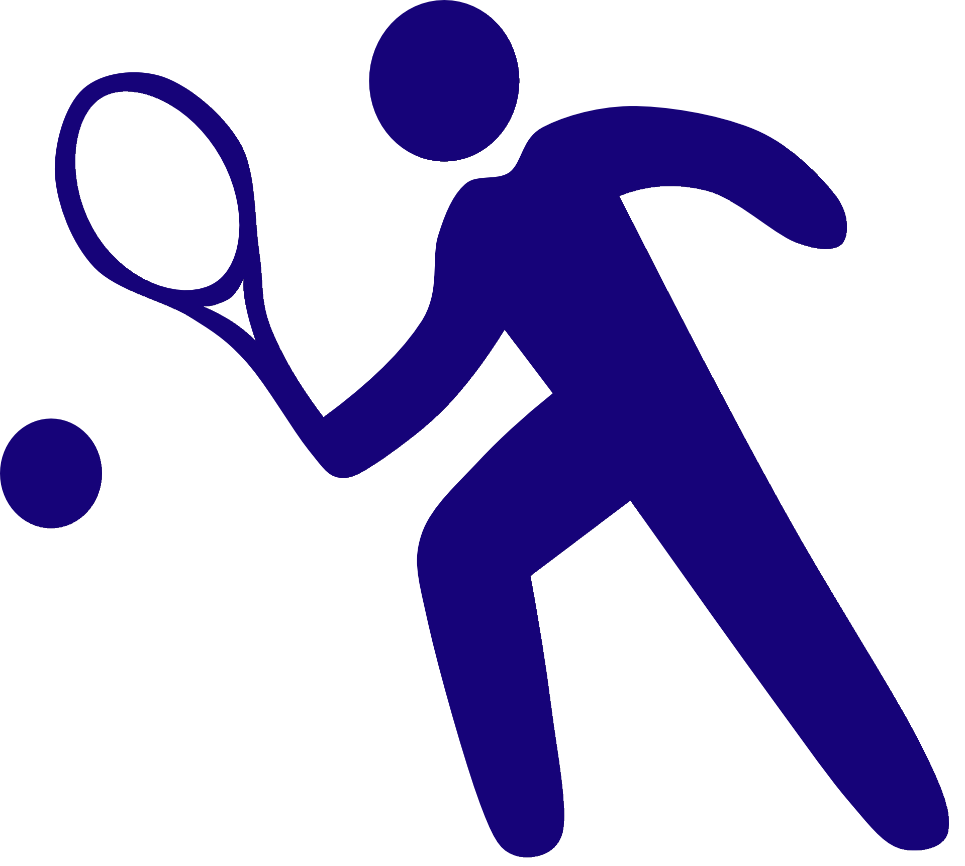 Aufkleber Vinylfolie Tennis Sport 