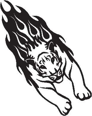 Aufkleber Tiger Decal Auto KFZ
