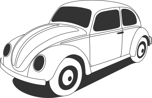 Aufkleber Vinylfolie VW Käfer Volkswagen Auto Fan
