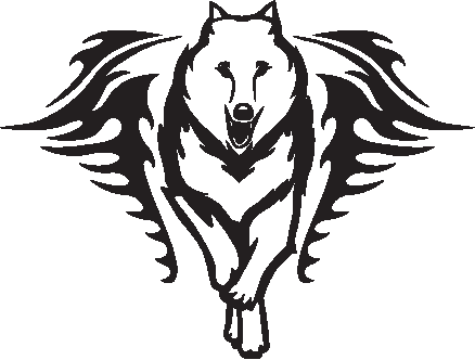 Aufkleber Wolf Decal Auto KFZ