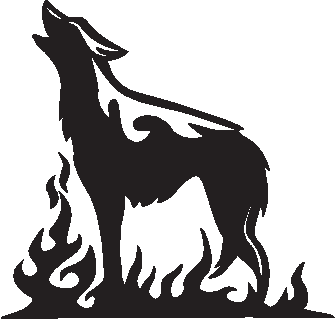 Aufkleber Wolf Decal Auto KFZ