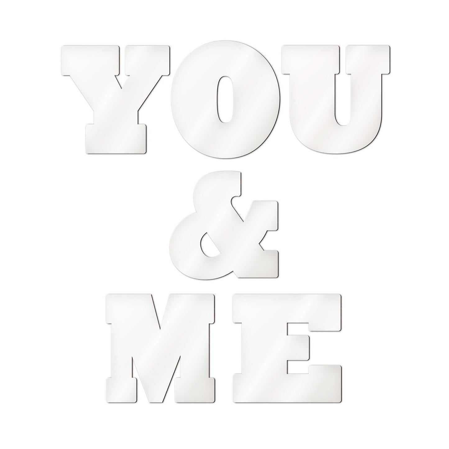 MDF Frame Set You & Me bedruckbar Deko