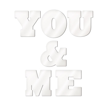 MDF Frame Set You & Me bedruckbar Deko