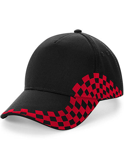 Grand Prix Cap black classic red