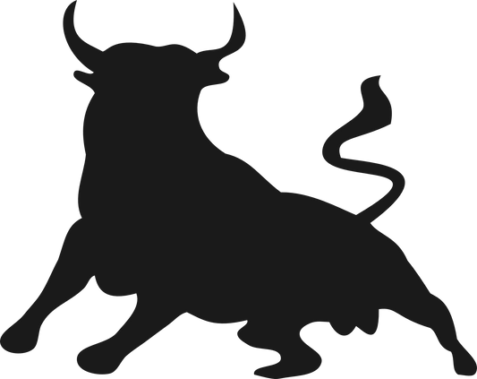 Aufkleber Vinylfolie Stier Deko Auto 